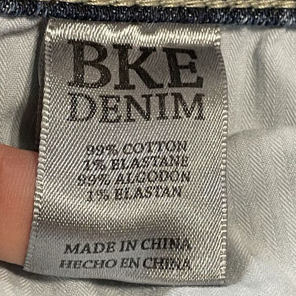 BKE Nolan Straight Leg Jeans Men’s Size 36 X Long Blue Faded Wash Stretch Denim - Picture 8 of 10